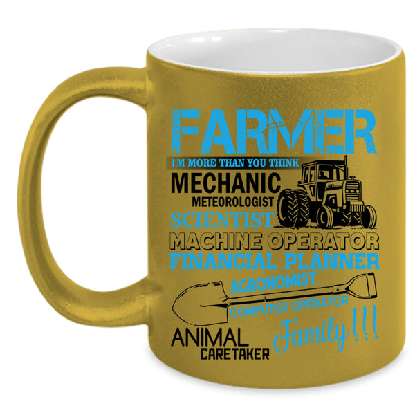 Best Gift For Famers Coffee Mug, Farmer Accent Mug