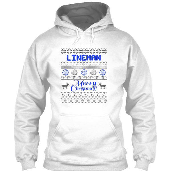 Lineman Merry Christmas T Shirt, Gift For Merry Christmas T Shirt