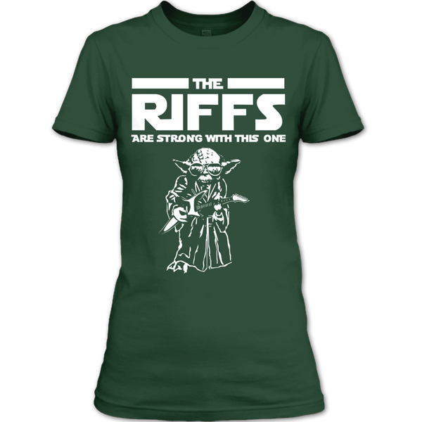 A black t-shirt with the shopify logo