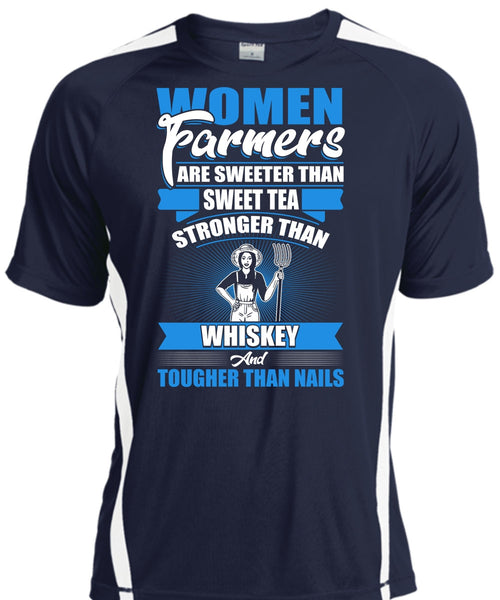 Women Farmers Are Sweeter T Shirt, Being A Farmer T Shirt, Cool Shirt