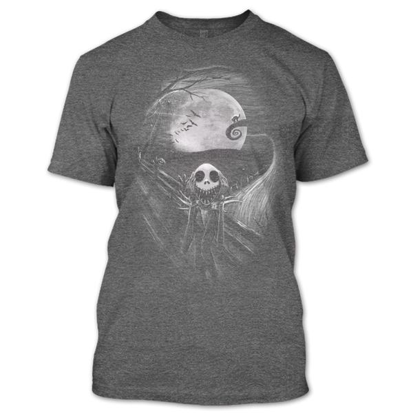 A black t-shirt with the shopify logo