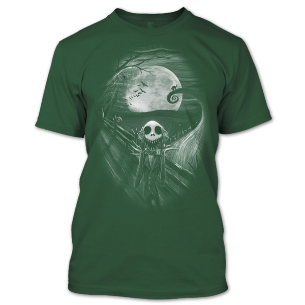 A black t-shirt with the shopify logo