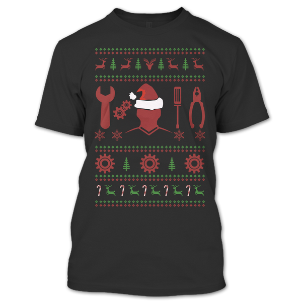 A black t-shirt with the shopify logo