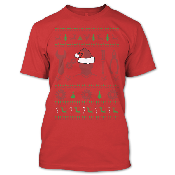 A black t-shirt with the shopify logo