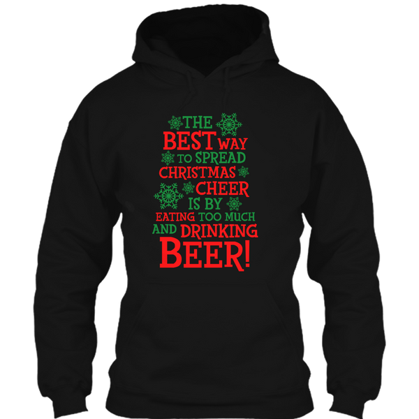 A black t-shirt with the shopify logo