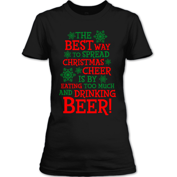 A black t-shirt with the shopify logo