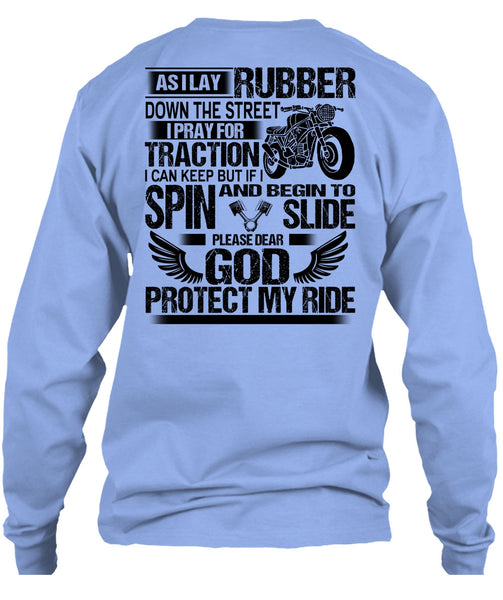 God Protect My Ride T Shirt, I Love Biker T Shirt