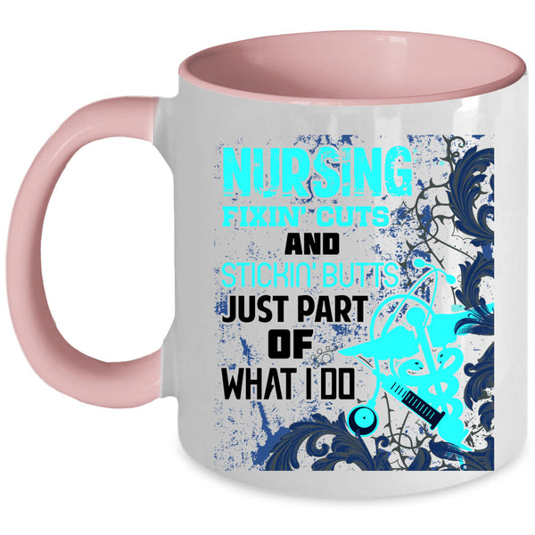 Cute Gift For Nurses Coffee Mug, Nursing Accent Mug