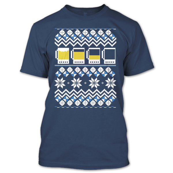 A black t-shirt with the shopify logo