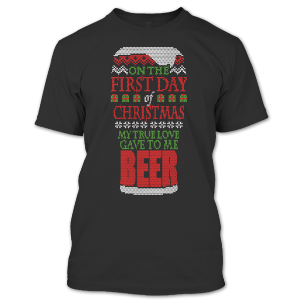 A black t-shirt with the shopify logo