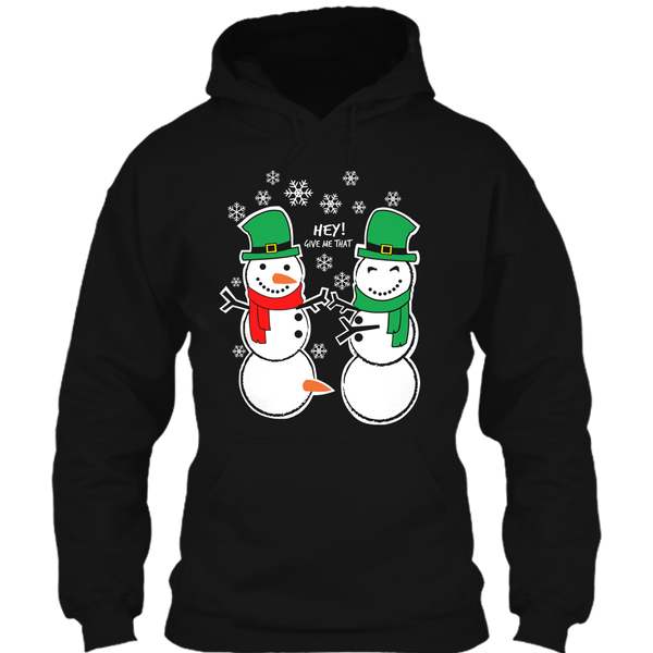 A black t-shirt with the shopify logo