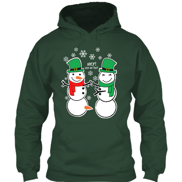 A black t-shirt with the shopify logo