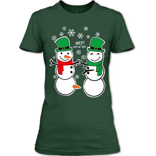 A black t-shirt with the shopify logo