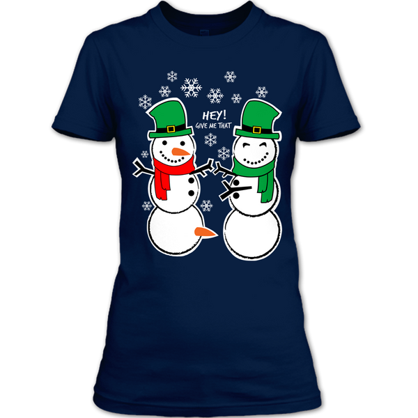 A black t-shirt with the shopify logo