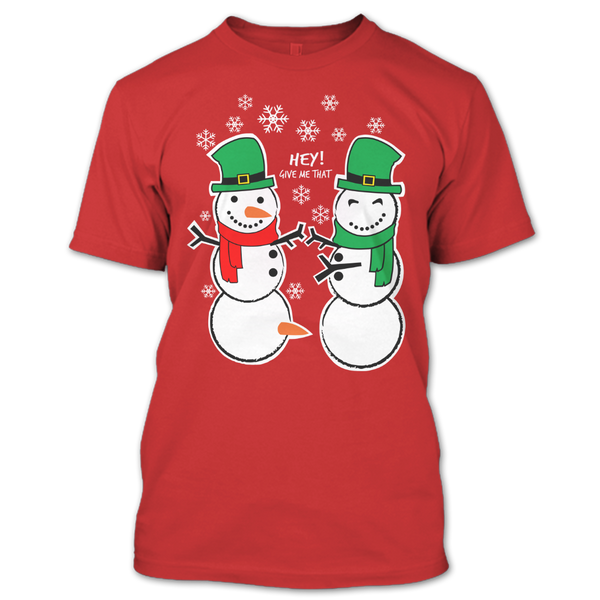 A black t-shirt with the shopify logo