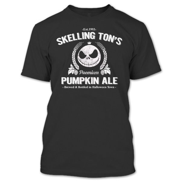 A black t-shirt with the shopify logo