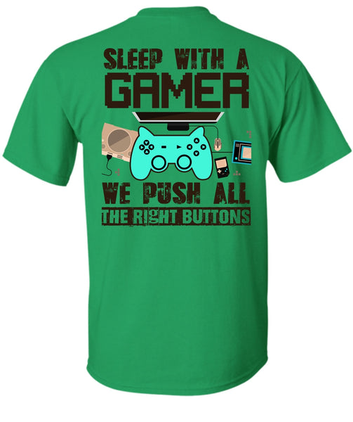 Sleep With A Gamer T Shirt, I Love Gaming T Shirt