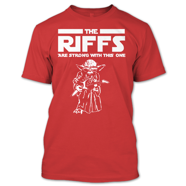 A black t-shirt with the shopify logo