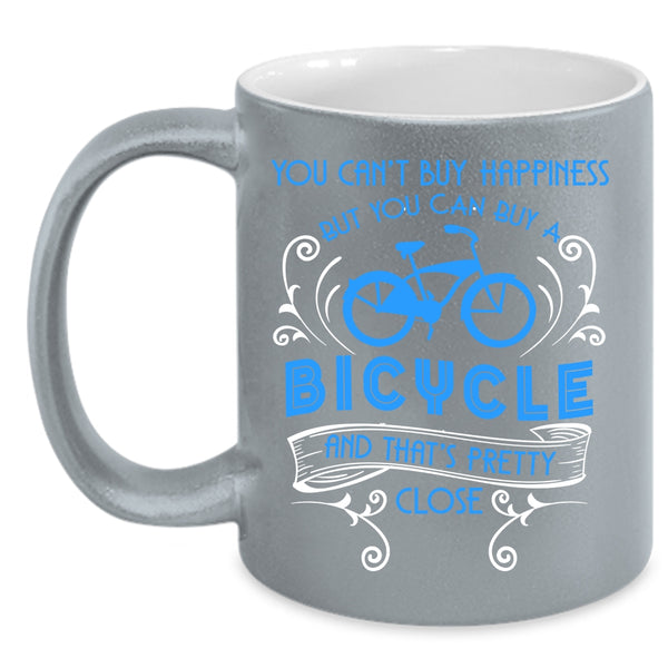 Bicycle Make Me Happy Coffee Mug, I Love Bicycle Coffee Cup