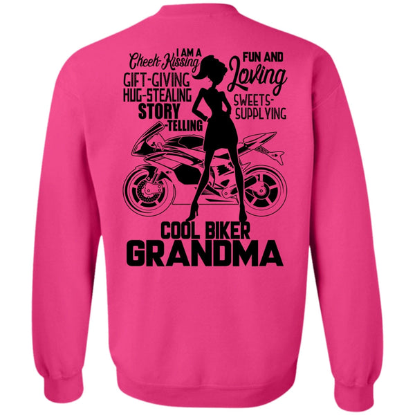 I Love Biking T Shirt, Cool Biker Grandma Sweatshirt