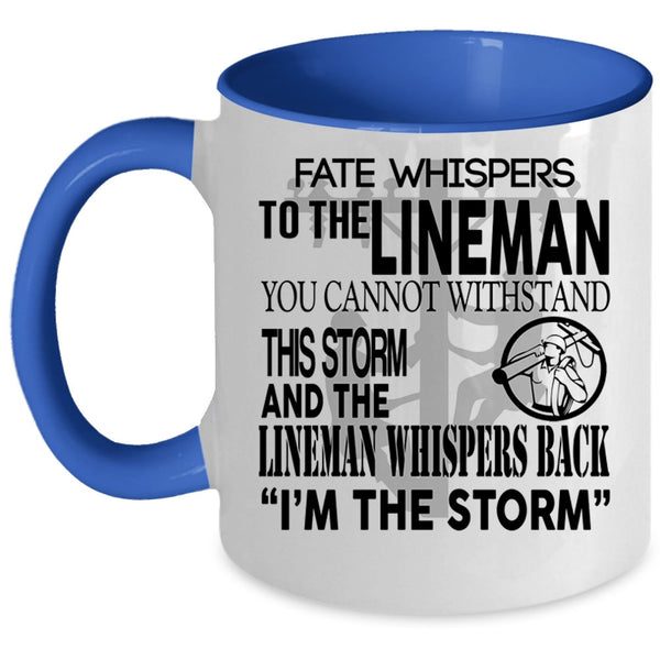 Best Gift For Lineman Coffee Mug, Cool Linemen Accent Mug