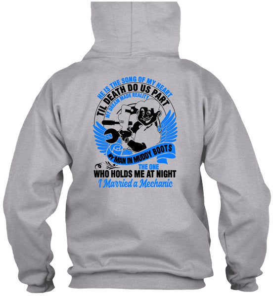 I Married A Mechanic T Shirt, I Love Mechanic T Shirt