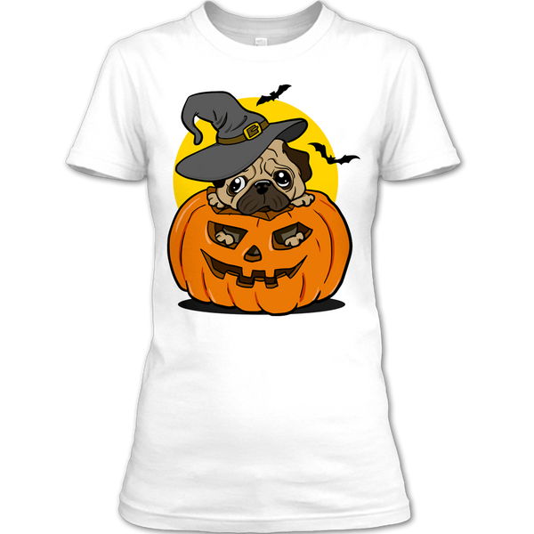 A black t-shirt with the shopify logo