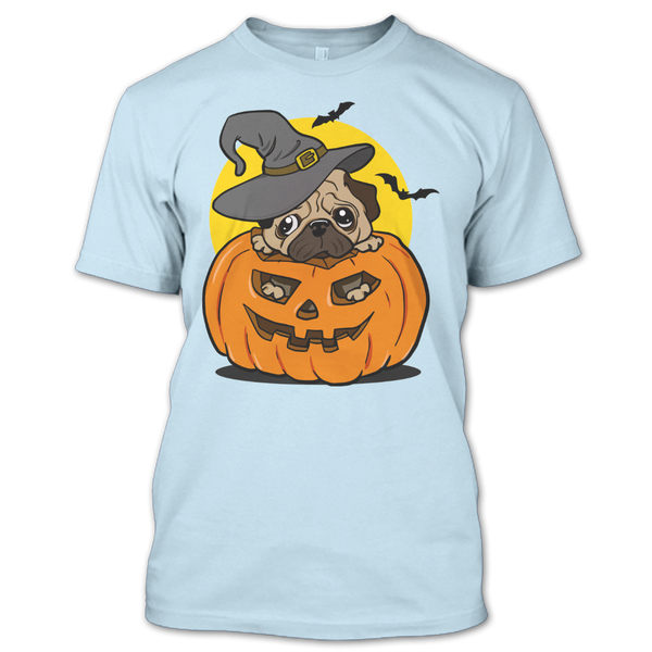 A black t-shirt with the shopify logo