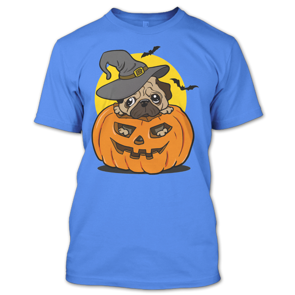 A black t-shirt with the shopify logo