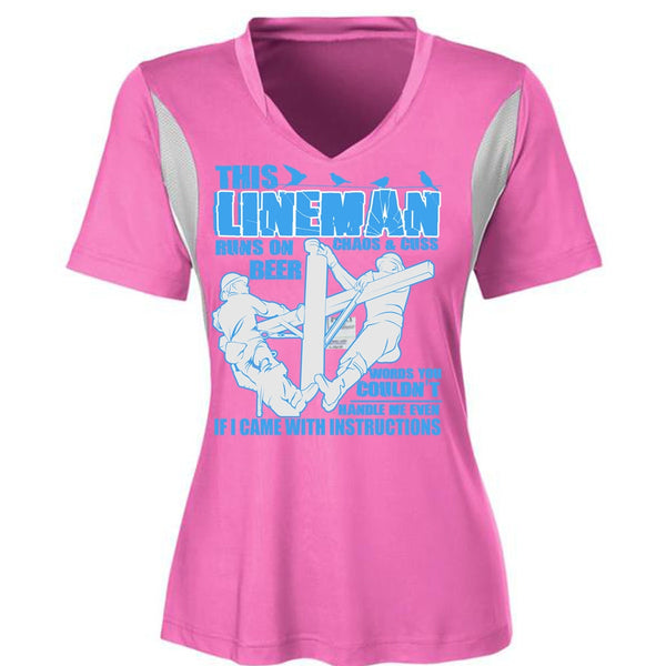This Lineman Runs On Beer T Shirt, I Came With Instructions T Shirt, Awesome T-Shirts