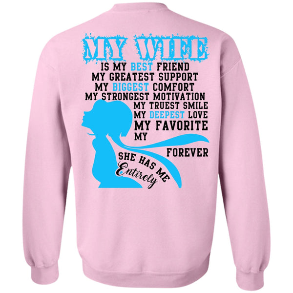 I Love Wife T Shirt, My Wife Is My Best Friend Sweatshirt