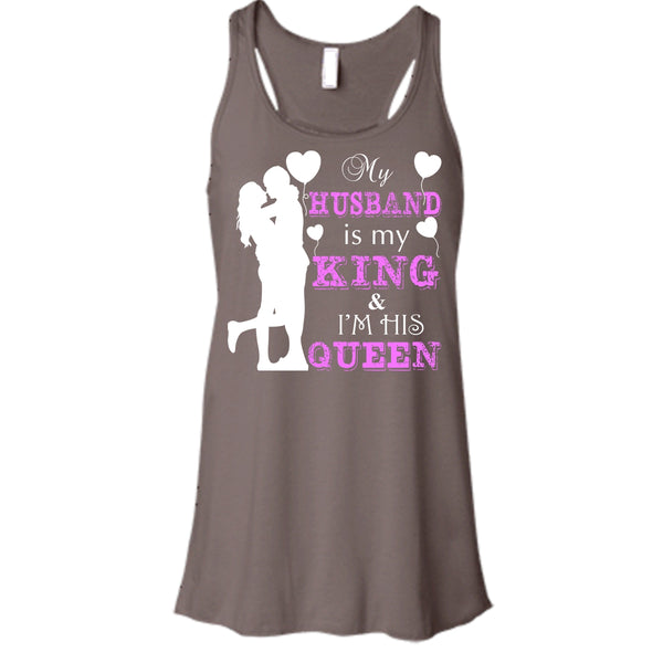 My Husband Is My King T Shirt, I'm His Queen T Shirt, Cool T Shirt