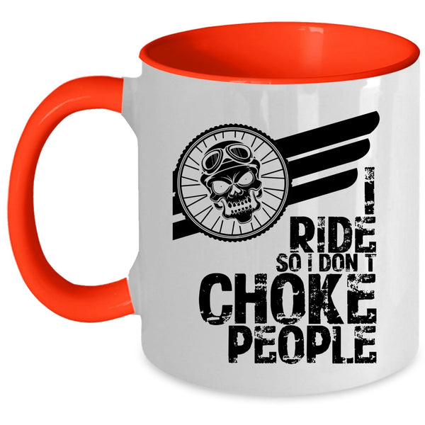 Cool Gift For Equestrians Coffee Mug, I Ride Accent Mug