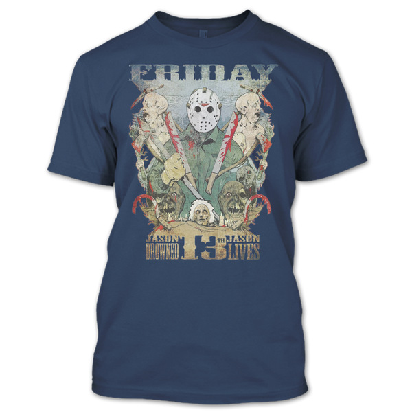 A black t-shirt with the shopify logo