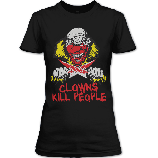 A black t-shirt with the shopify logo