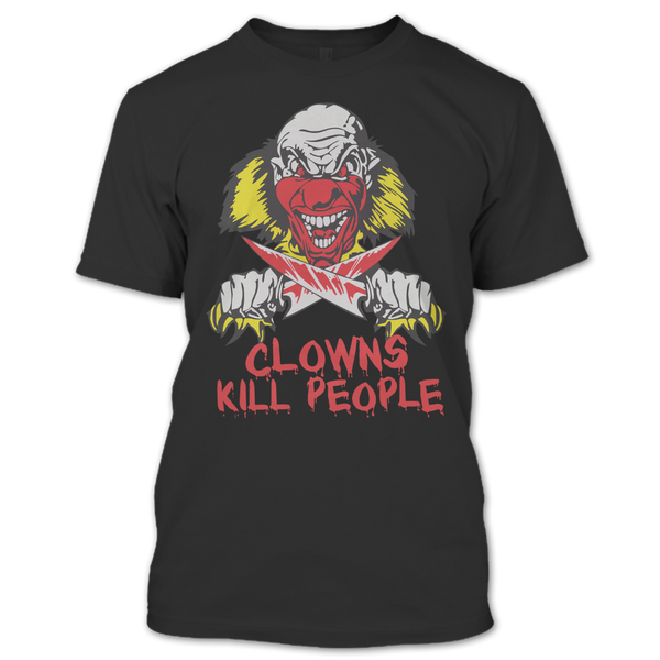 A black t-shirt with the shopify logo