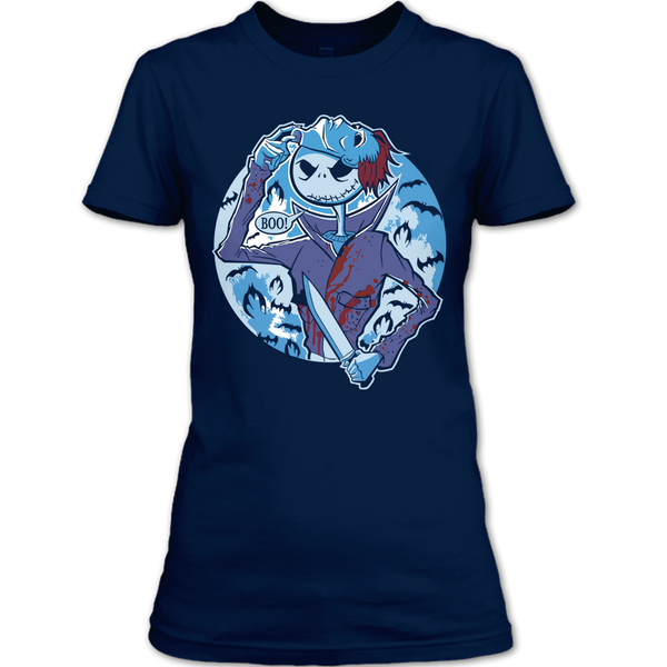 A black t-shirt with the shopify logo