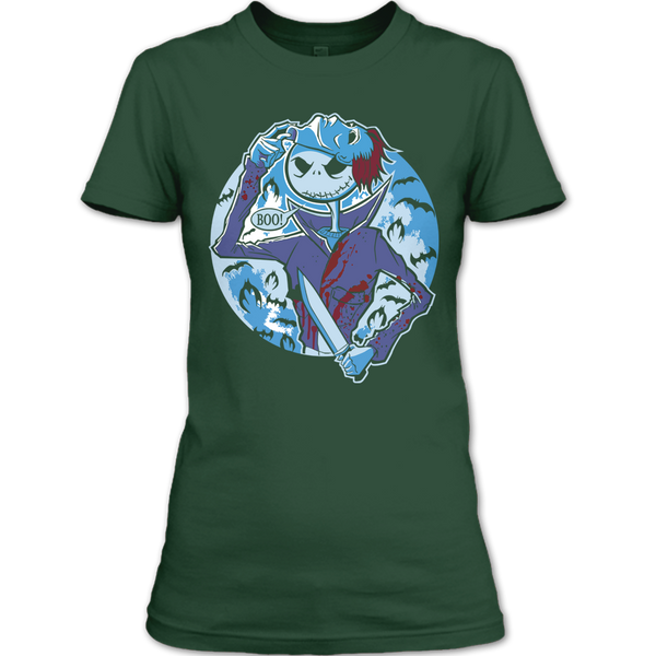 A black t-shirt with the shopify logo