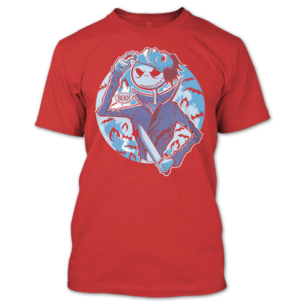 A black t-shirt with the shopify logo