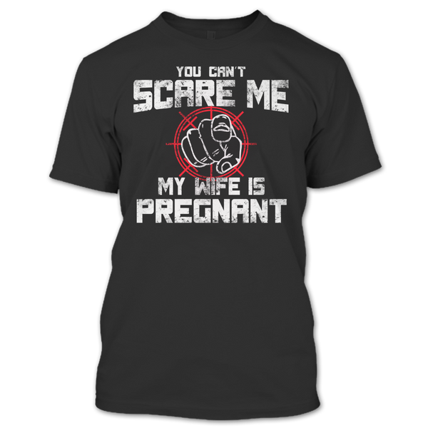 A black t-shirt with the shopify logo