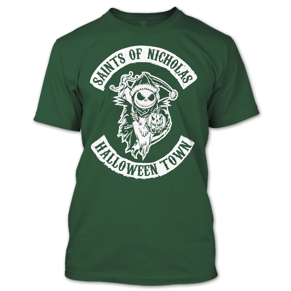 A black t-shirt with the shopify logo