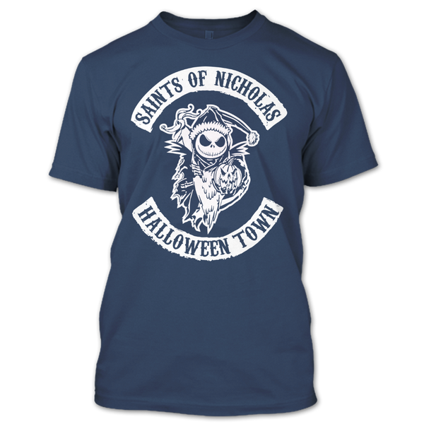 A black t-shirt with the shopify logo