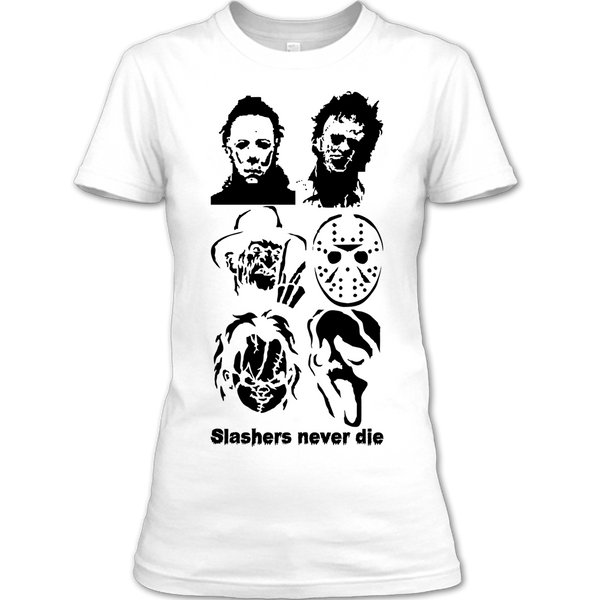 A black t-shirt with the shopify logo