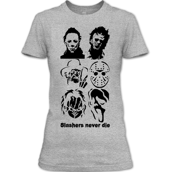 A black t-shirt with the shopify logo