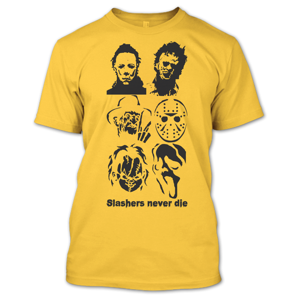 A black t-shirt with the shopify logo