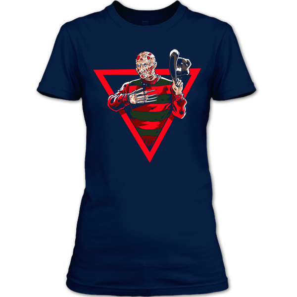 A black t-shirt with the shopify logo