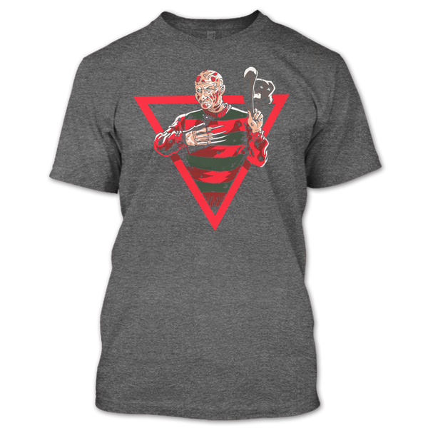 A black t-shirt with the shopify logo