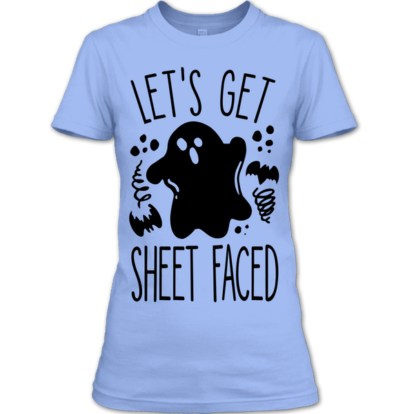 A black t-shirt with the shopify logo