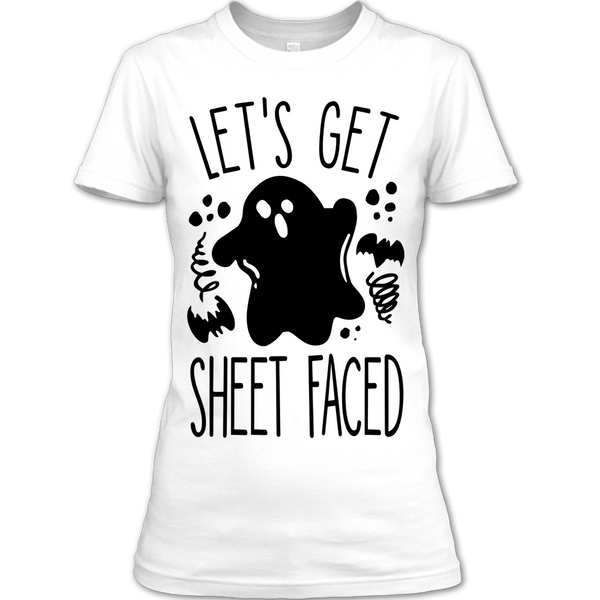 A black t-shirt with the shopify logo