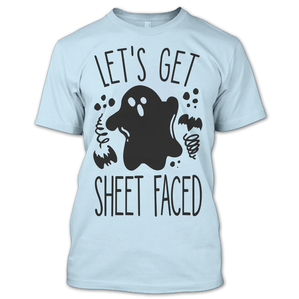 A black t-shirt with the shopify logo